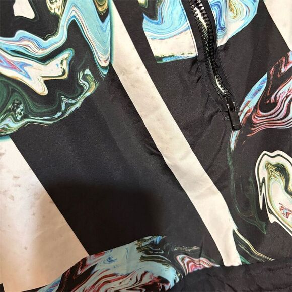 Nike Women's Marble Print Half Zip Jacket Multicolor Size M Casual - Picture 5 of 13